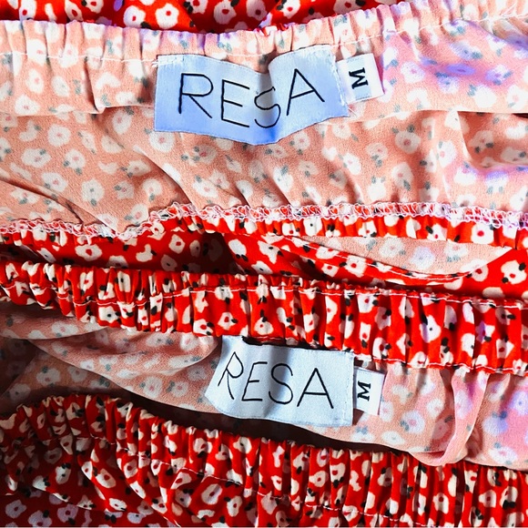 REVOLVE Resa “Lola” Two Piece Poppy Red Floral Skirt Set - Picture 3 of 3